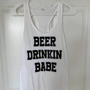Beer Drinkin Babe Tank Top